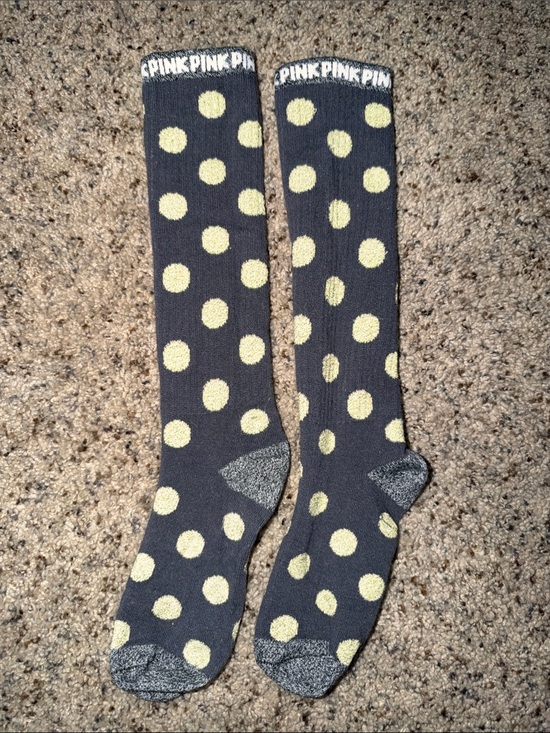 PINK Victoria's Secret Accessories - PINK Polka Dot Socks OS